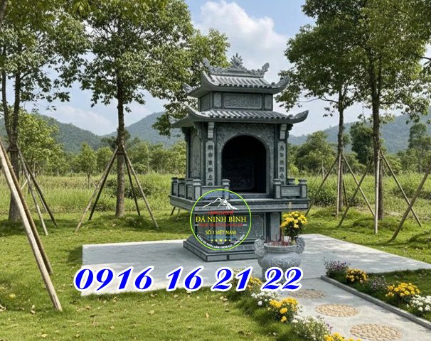 Mẫu am miếu cây hương bằng đá xanh rêu thờ Mẫu Mẫu am miếu cây hương bằng đá xanh rêu thờ Mẫu