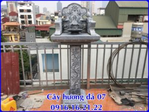 Mẫu cây hương đá thờ thiên 07