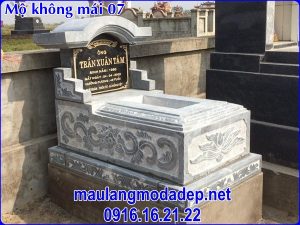 Mẫu mộ không mái đẹp