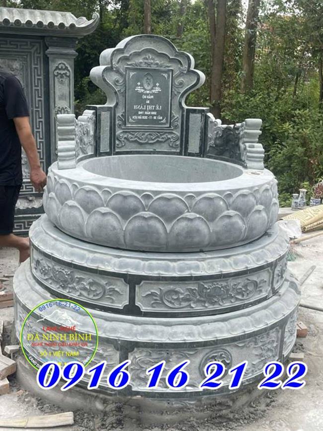 Mẫu lăng mộ đá tròn – Mẫu lăng mộ đá Ninh Bình đẹp bán tại Tuyên Quang 21