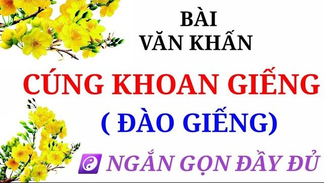 Bài văn khấn đào giếng khoan giếng và cách sắm lễ cúng