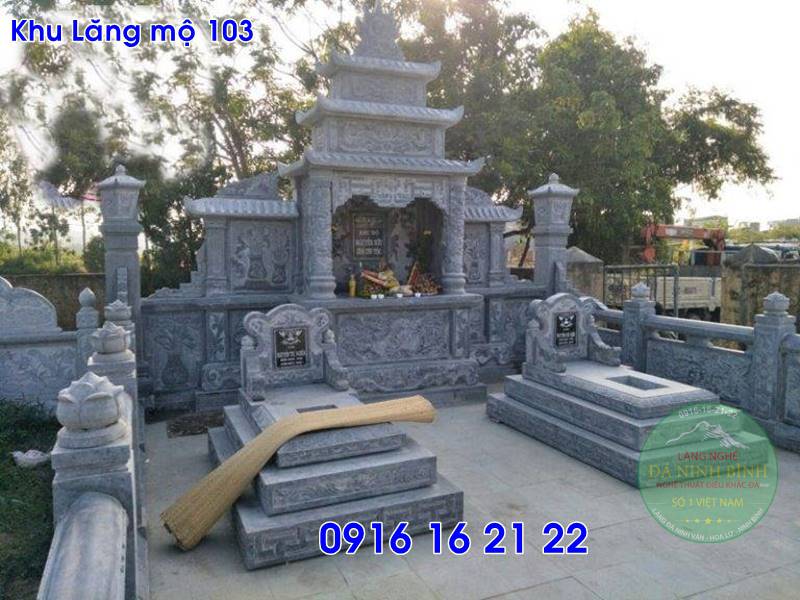 Các mẫu lăng mộ đẹp gia đình xây đẹp bằng đá 103