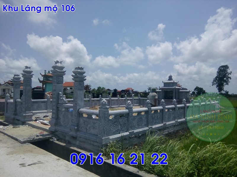 Các mẫu lăng mộ khu lăng mộ đẹp gia đình xây đẹp bằng đá 106