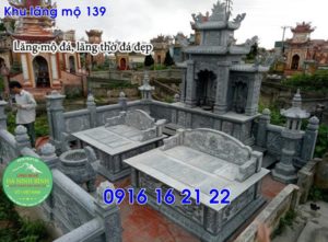 Khu lăng mộ đá xanh thanh hóa xây đẹp cho dòng họ giá rẻ 139