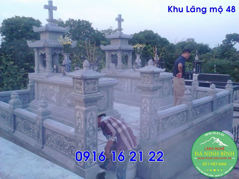 Mẫu khu lăng mộ đá ninh bình đẹp nhất  tại bà rịa vũng tàu 48