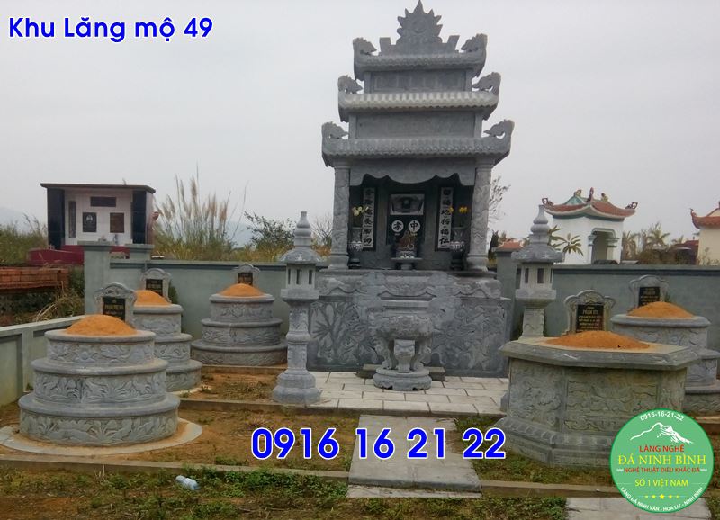 Mẫu khu lăng mộ đá ninh bình đẹp  nhất tại bình dương 49