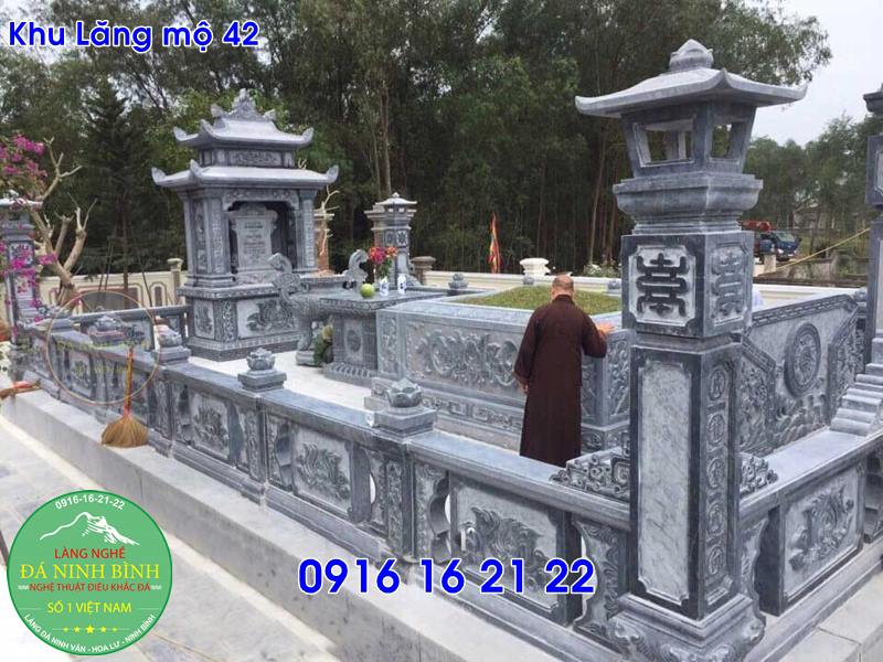 Mẫu khu lăng mộ đá ninh bình đẹp xây bằng đá xanh tại đà nẵng 42