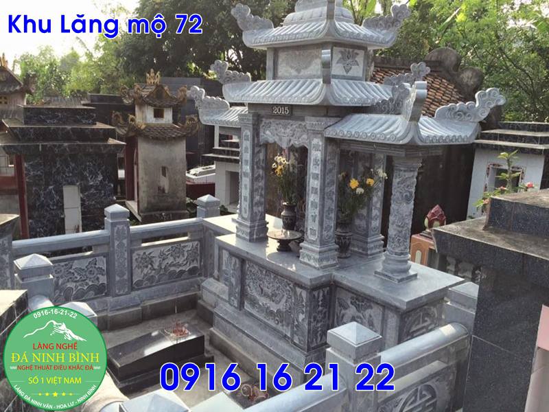Những mẫu lăng mộ xây đẹp giá rẻ bằng đá tại chương mỹ 72