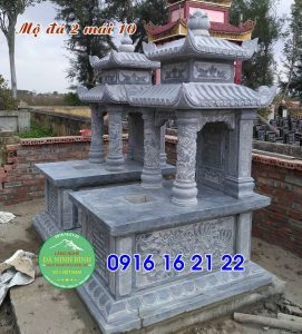 Mẫu ngôi mộ đẹp có mái che đẹp nhất năm 2020 10