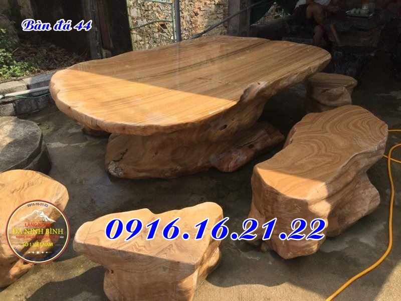 Bàn ghế đá tự nhiên giá rẻ 44
