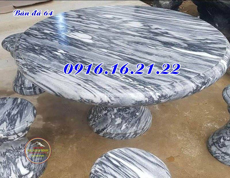 Bộ bàn ghế đá tự nhiên 64 Bộ bàn ghế đá tự nhiên 64