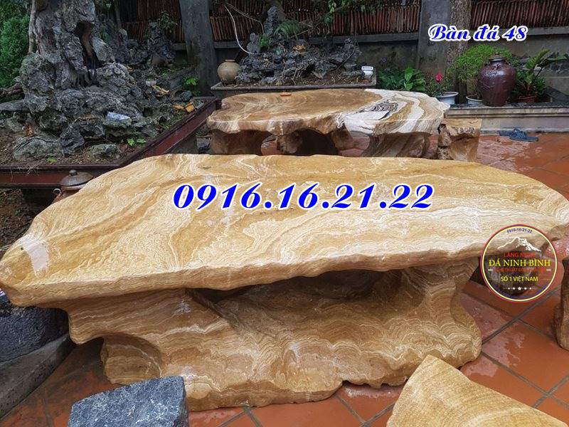 Bộ bàn ghế đá tự nhiên giá rẻ 48
