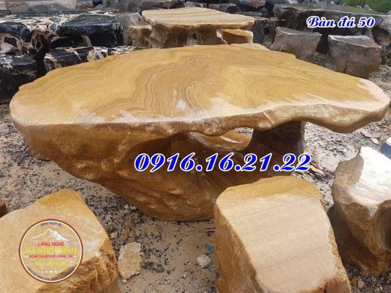 Bộ bàn ghế đá tự nhiên giá rẻ đẹp 49
