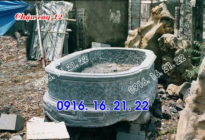 Chậu cây cảnh chậu đá trồng bonsai bằng đá tự nhiên đẹp nhất 12