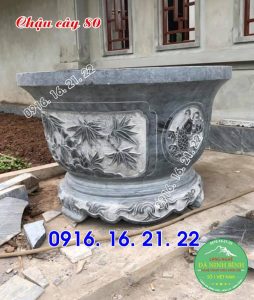 Chậu đá bể đá tự nhiên trồng cây cảnh đắp non bộ bằng đá có độ bền cao