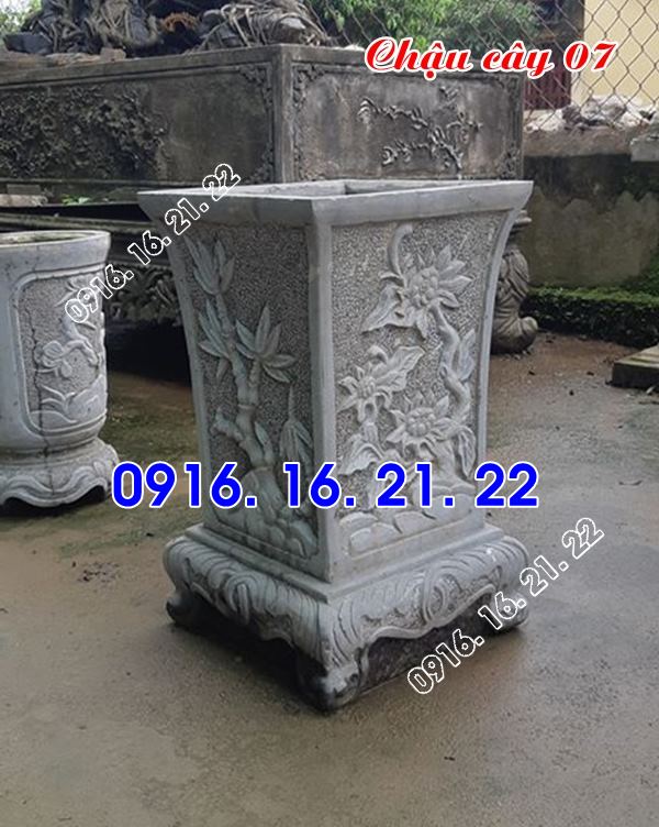 Chậu đá đẹp trồng cây 07 Chậu đá đẹp trồng cây 07