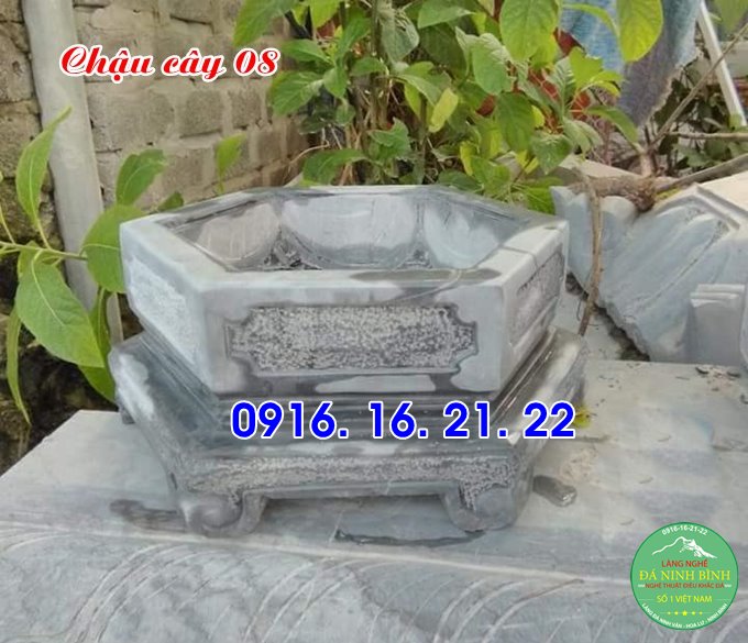 Chậu đá đẹp trồng cây 08 Chậu đá đẹp trồng cây 08