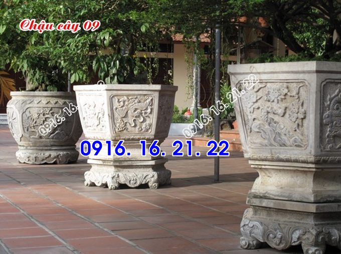 Chậu đá đẹp trồng cây 09 Chậu đá đẹp trồng cây 09