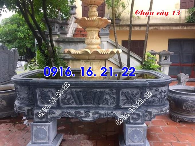Chậu đá đẹp tự nhiên trồng cây 13