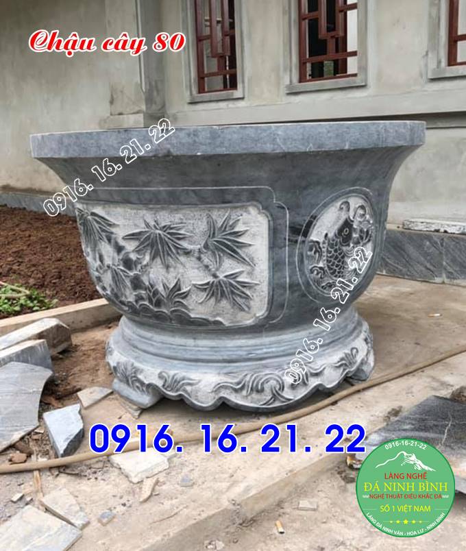 Chậu đá tròn