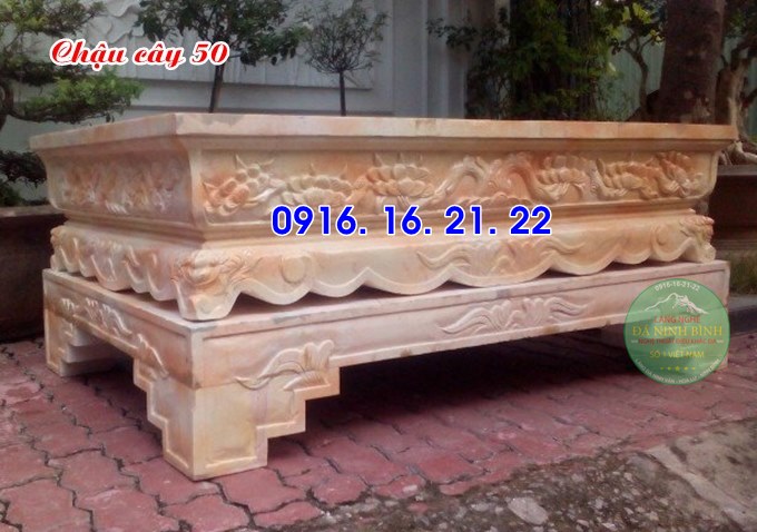 Chậu đá trồng cây 50
