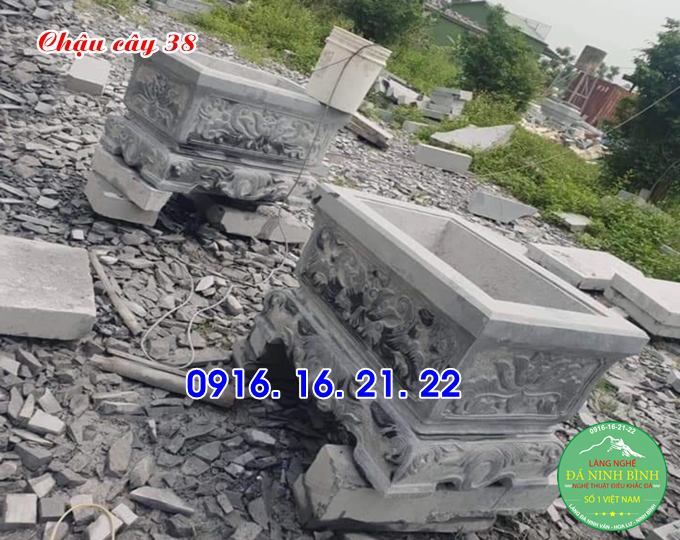 Chậu đá tự nhiên đẹp trồng cây 38