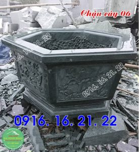 Mẫu chậu cây cảnh đá đẹp ang cây cảnh bằng đá nguyên khối