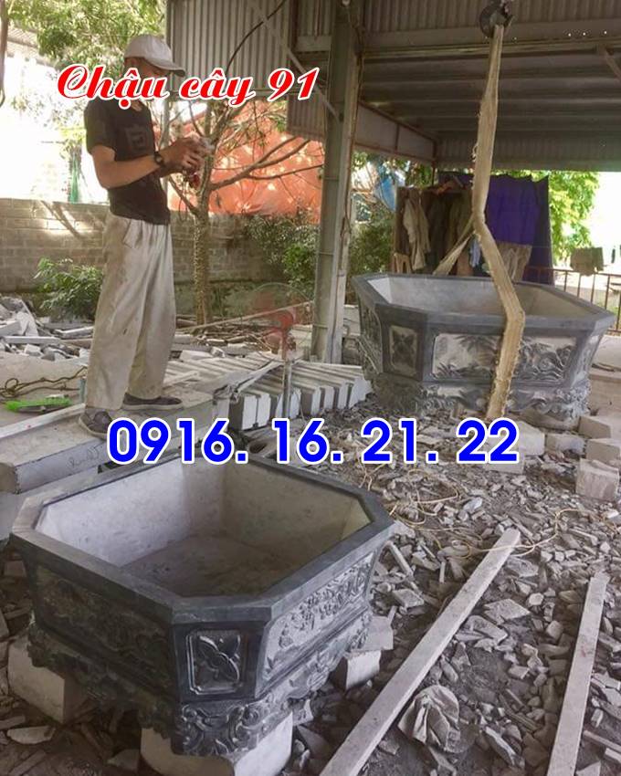 Mẫu chậu đá cây cảnh 91 Mẫu chậu đá cây cảnh 91