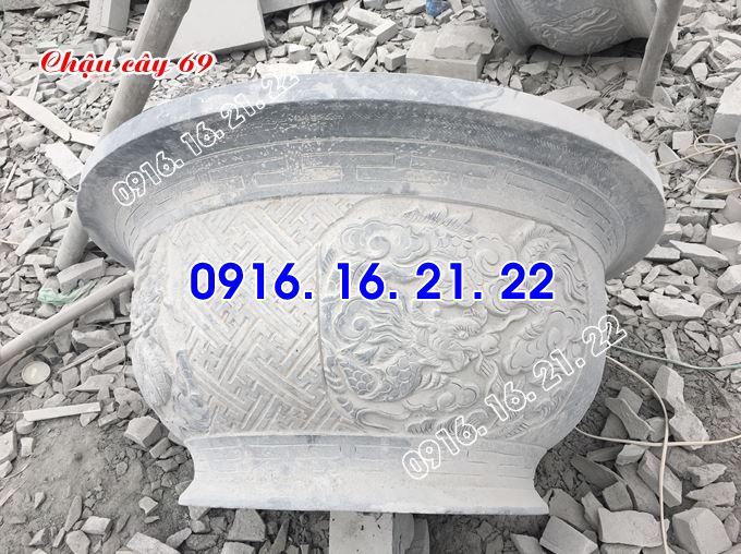 Mẫu chậu đá trồng bonsai bằng đá tự nhiên 69