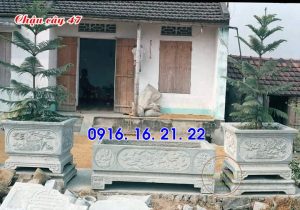 Mẫu chậu đá tự nhiên đẹp trồng cây 47