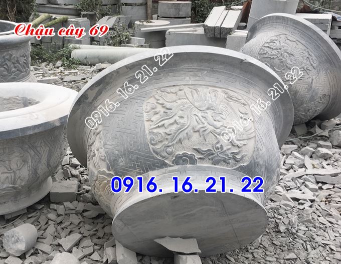 Mẫu chậu tiểu cảnh bằng đá hình tròn thiết kế đẹp giá rẻ nhất năm 2020
