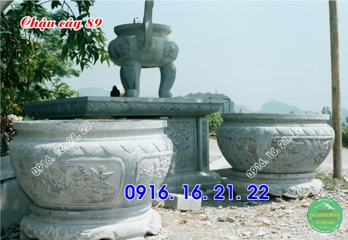 Mẫu chậu tiểu cảnh bằng đá tự nhiên hình tròn thiết kế đẹp giá rẻ nhất năm 2020 89