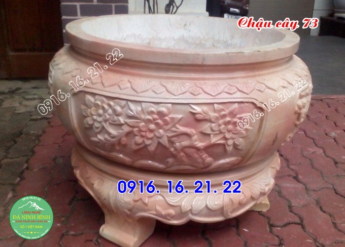 Mẫu chậu tiểu cảnh hình tròn bằng đá thiết kế đẹp giá rẻ nhất năm 2020