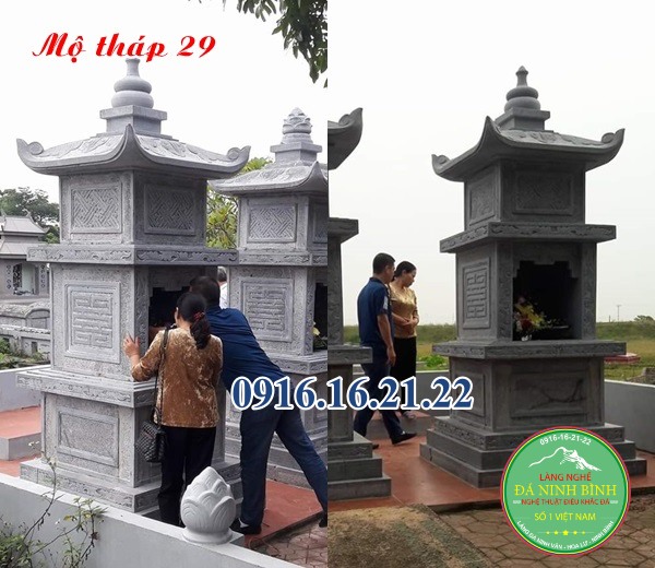 Mẫu mộ tháp đá đẹp 29 Mẫu mộ tháp đá đẹp 29