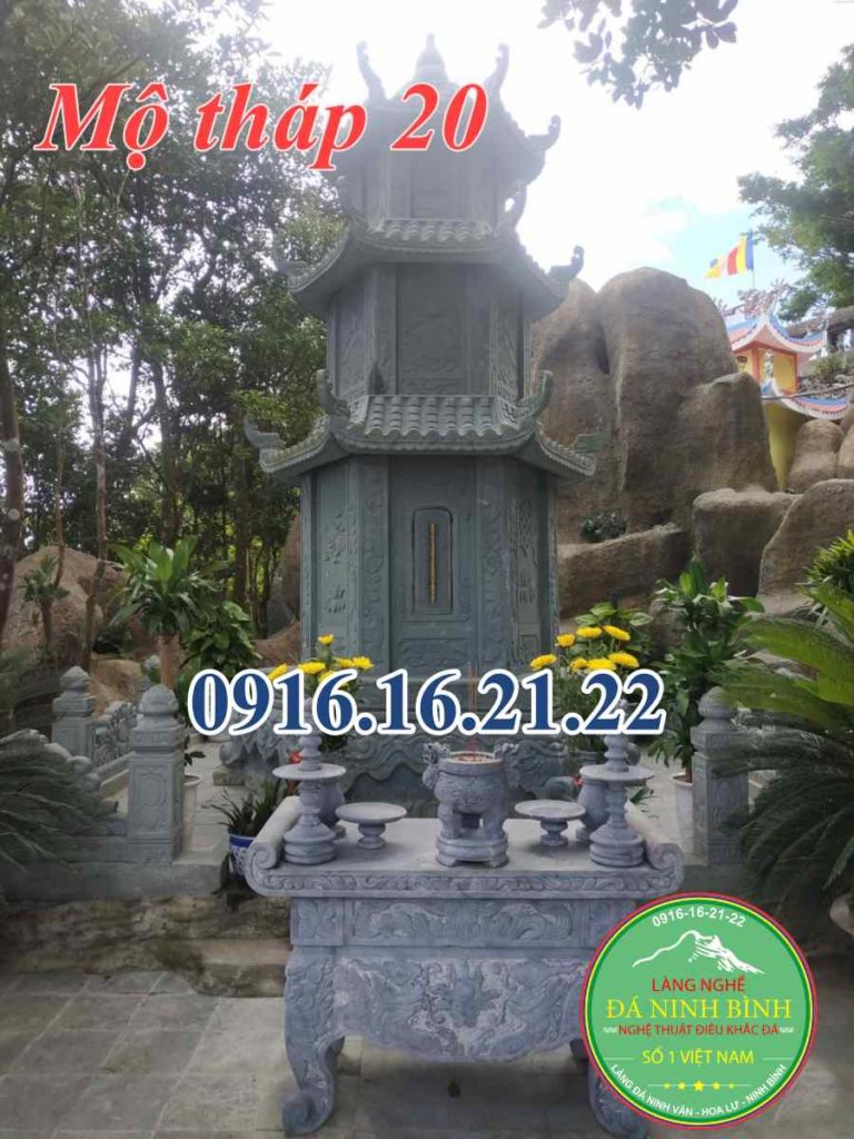 Mẫu mộ tháp phật giáo 20