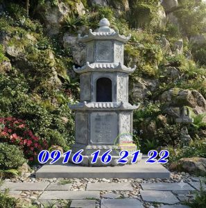 Tháp mộ lục giác bằng đá mộ tháp đá - những mẫu mộ tháp bằng đá đẹp nhất hiện nay