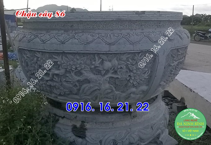 Tổng hợp 21 mẫu chậu tiểu cảnh hình tròn bằng đá đẹp
