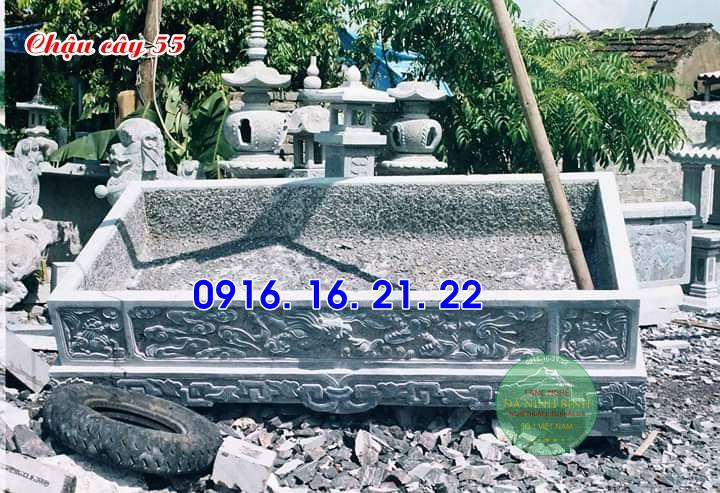 Mẫu chậu đá trồng cây 55