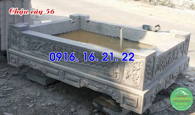Mẫu chậu đá trồng cây 56