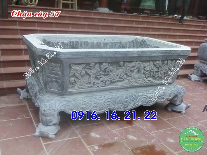 Mẫu chậu đá trồng cây 57