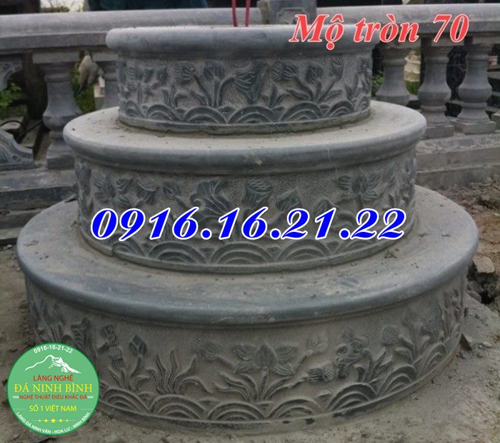 Mẫu lăng mộ hình tròn 70