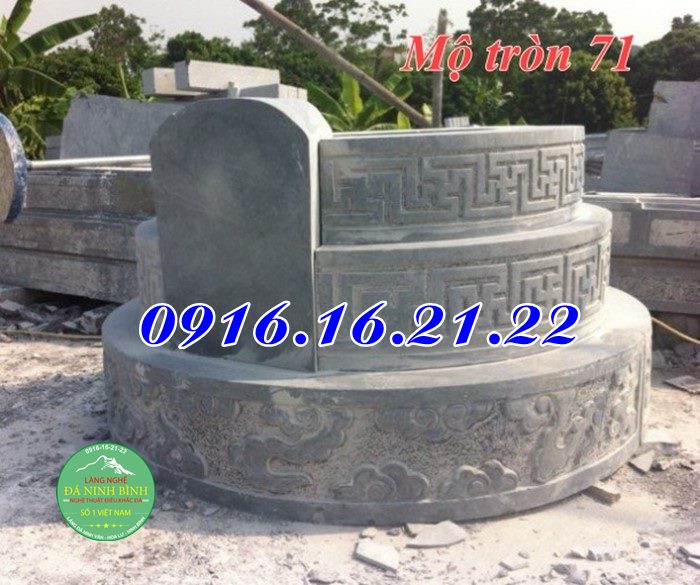 Mẫu lăng mộ hình tròn 71