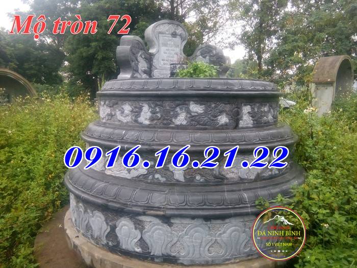 Mẫu lăng mộ hình tròn 72