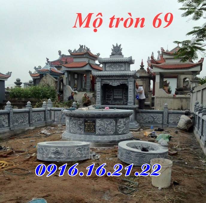 Mẫu mộ tròn phong thủy 69