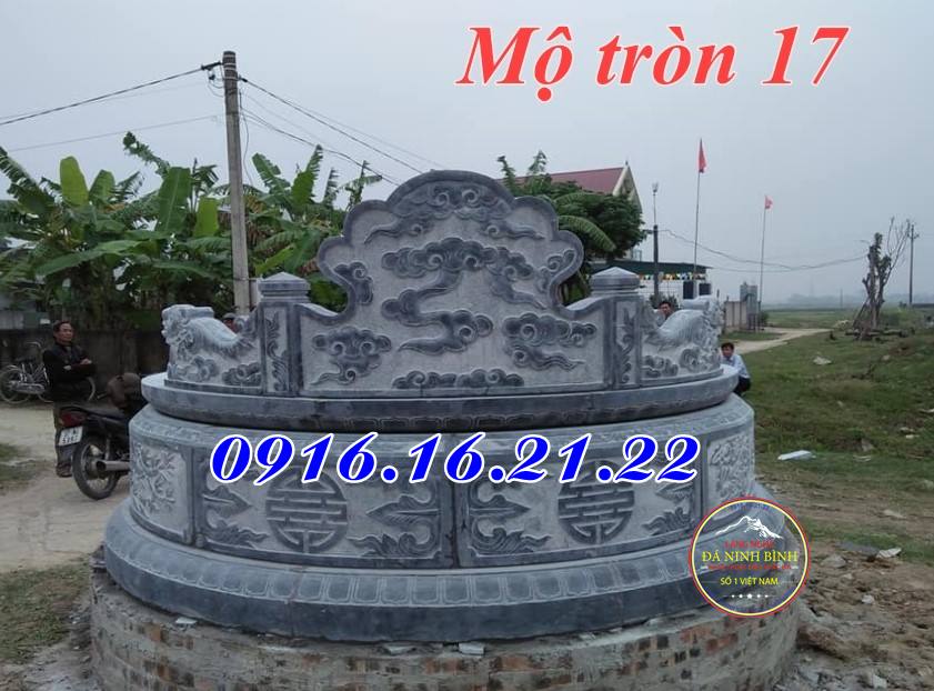 Mộ đá tròn đẹp 17