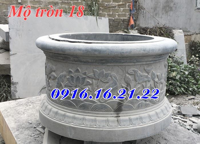 Mộ đá tròn đẹp 18 Mộ đá tròn đẹp 18