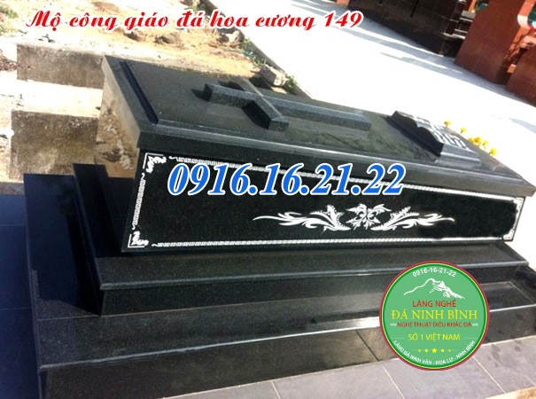 Mẫu mộ đá hoa cương công giáo 149 Mẫu mộ đá hoa cương công giáo