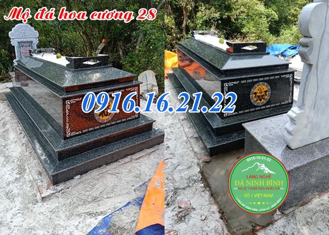 Mẫu mộ đá hoa cương công giáo 