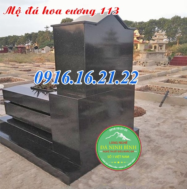 Mộ đá hoa cương có mái che 