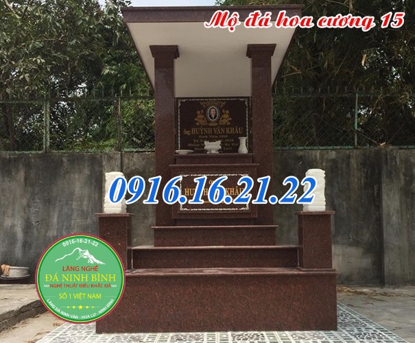 Mộ đá hoa cương có mái che 